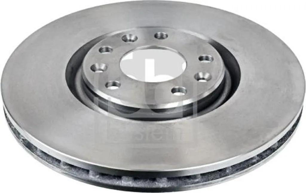 Disque de frein ventilé 108684 avec revêtement anti-corrosion RCZ