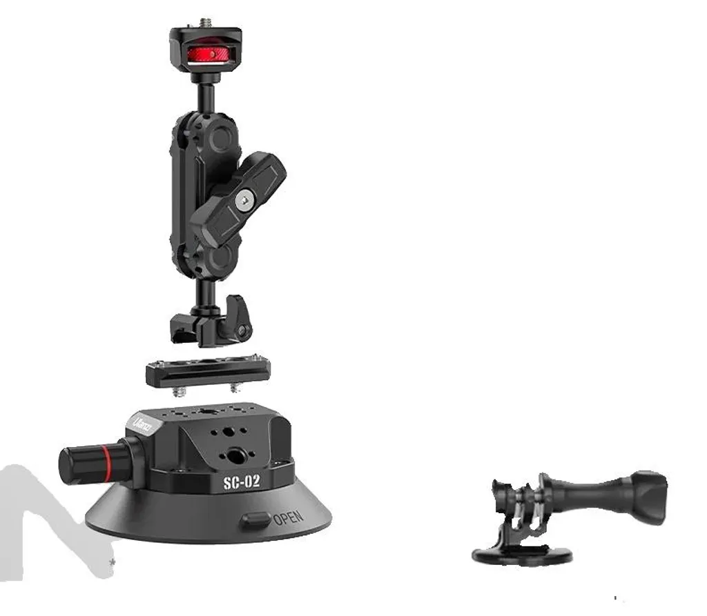 Support téléphone et caméra réglable 360° avec ventouse 4,5 pouces