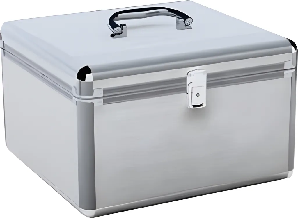 Valise de Rangement CD et DVD Argentée MediaRange pour 300 Unités DJ