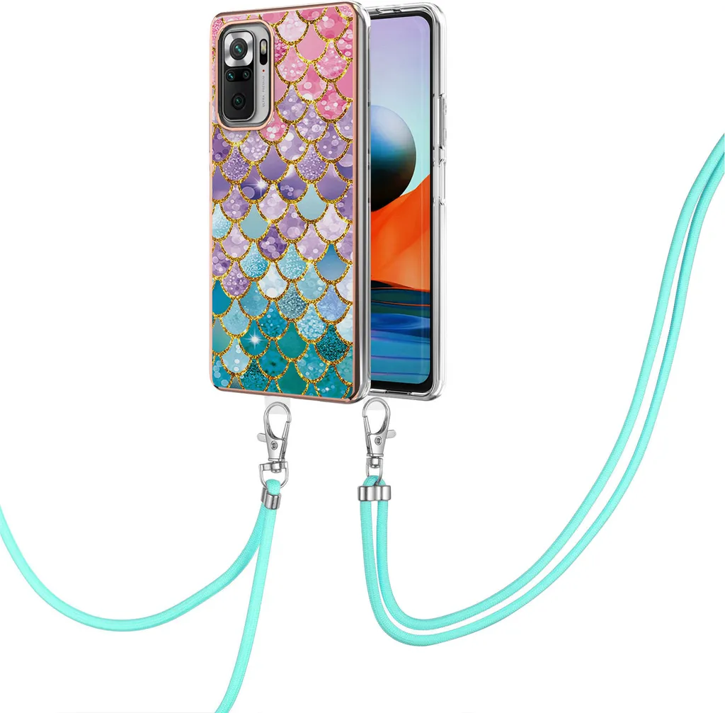 Cover a Tracolla Redmi Note 10 Pro Max: Custodia TPU Fantasia Colorata