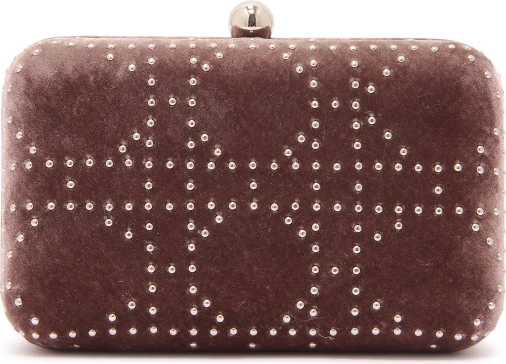 Pochette velours Anna Cecere mini sac idéal pour vos soirées habillées