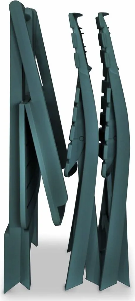 Petit ensemble table et chaises pour balcon vert - Set bistro pliable - 9