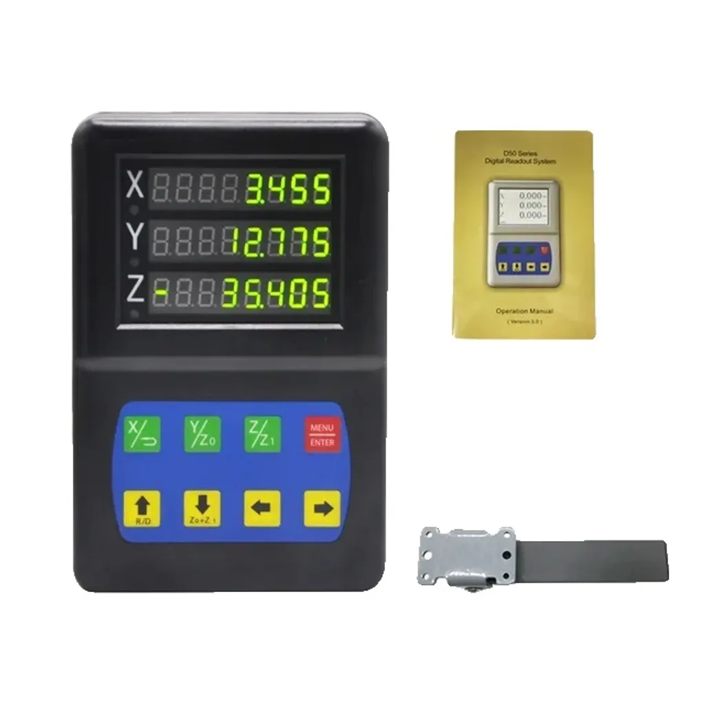 Visualisation numérique DRO 3 axes pour règle optique et mesure de précision