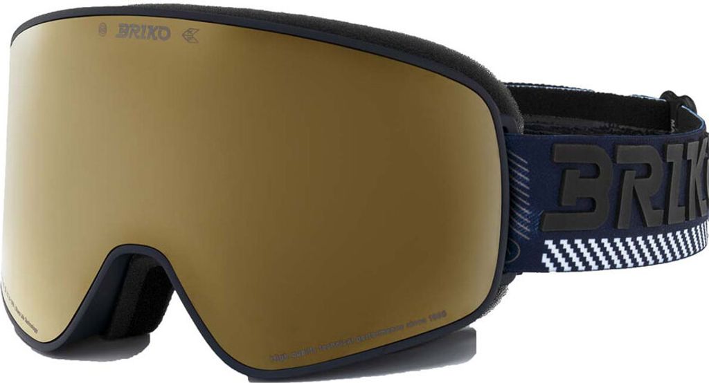 Briko Chino Sharp Lite Skibrille Blau Gold Mirror/CAT3 Blau Gold Mirror/CAT3