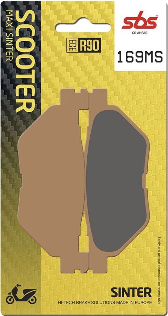 Scooterbelag SBS 169MS (Satz pro Scheibe) Maxi Sinter