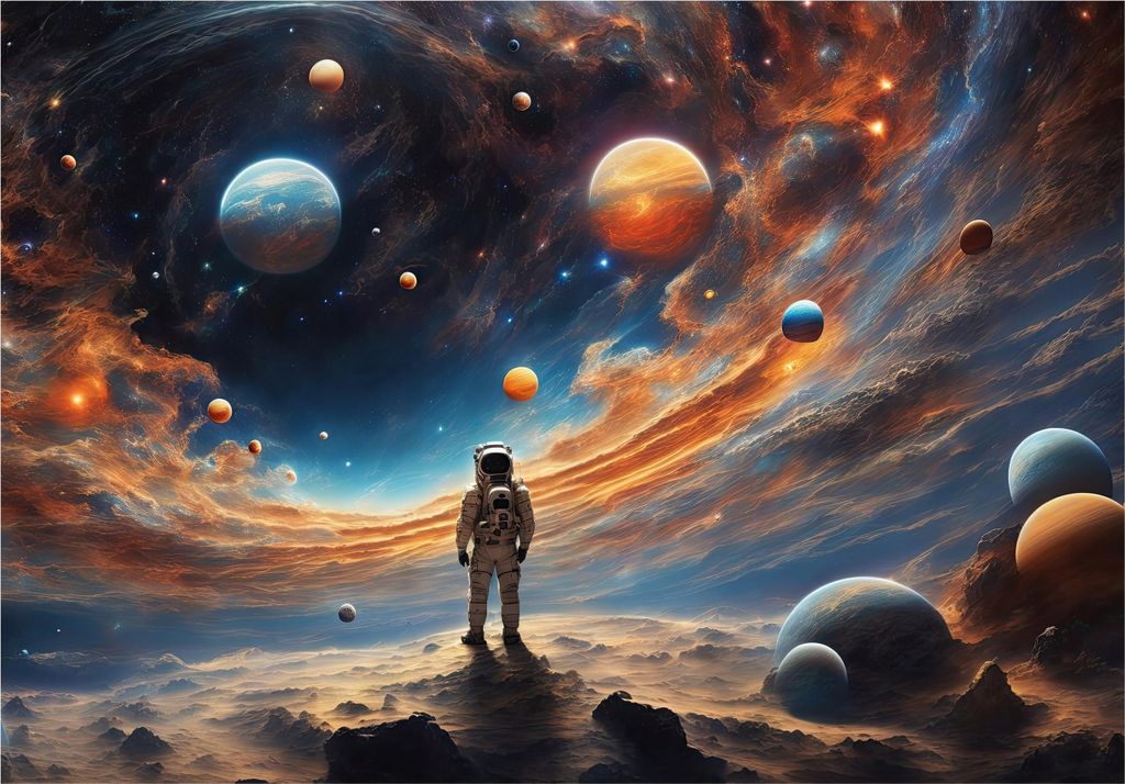 Fototapete Kinderzimmer Kosmos - 250x175 cm - inklusive kleister - Vlies Tapete Vliestapete Modern Wandtapete