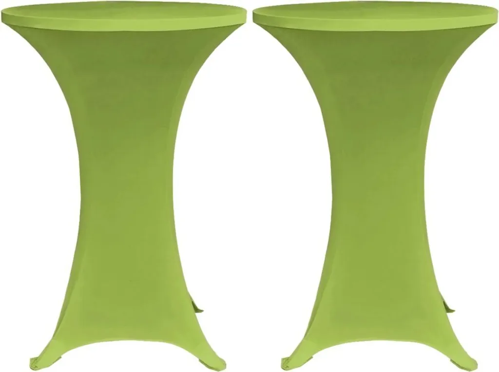Housse de table extensible 80 cm verte - Finis les plis sur vos nappes