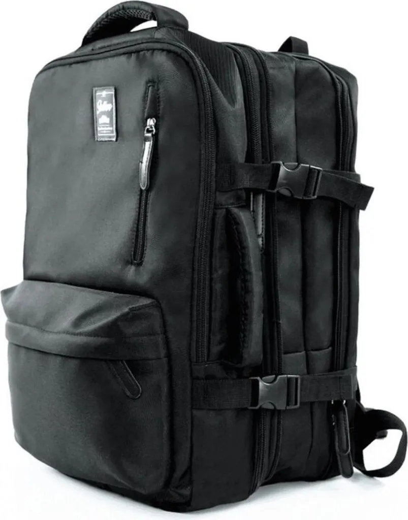 Sac à dos Solier noir imperméable et résistant modèle PLECAKFV06 original - 7