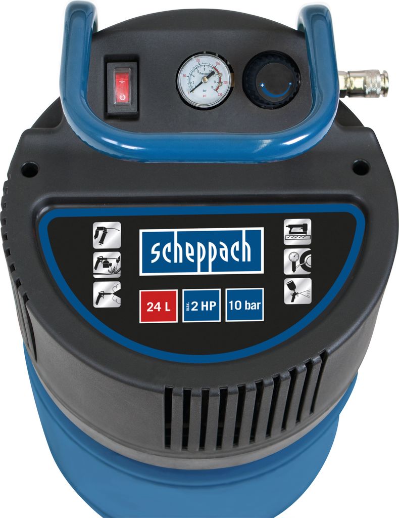 Vzduchový kompresor Scheppach HC24V Vertikální 1500 W 10 Obrázek produktu 2