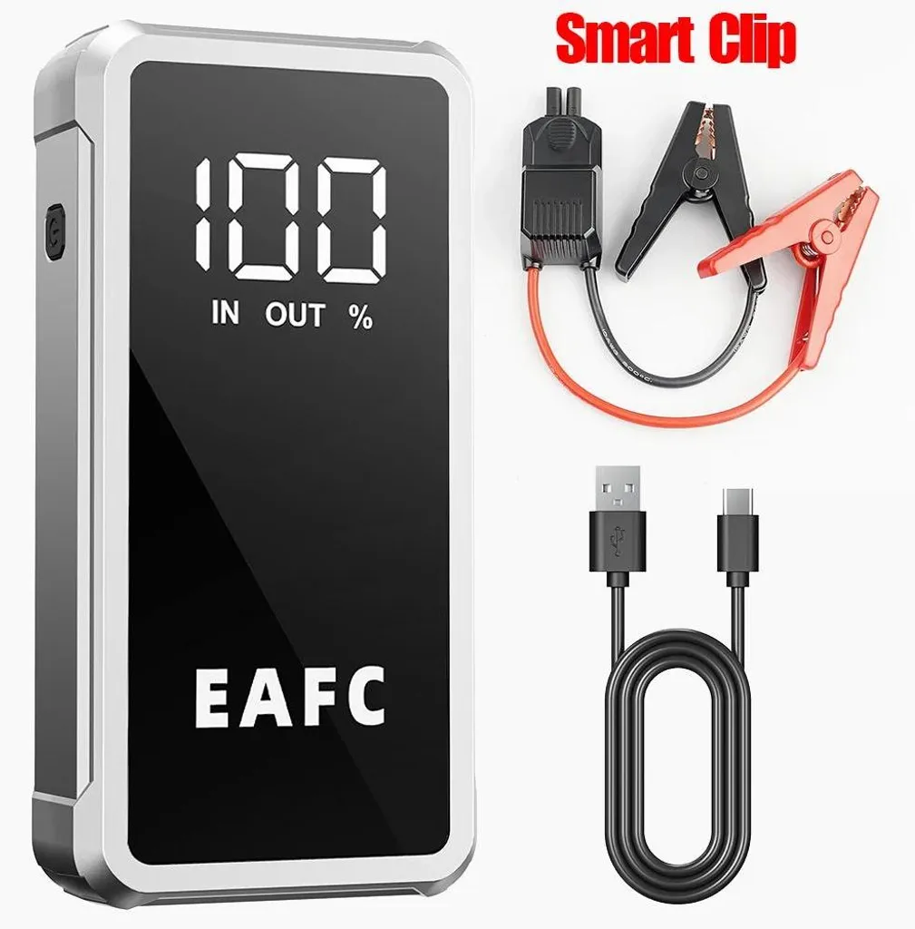 Booster de batterie 4000A, démarreur autonome et batterie de secours