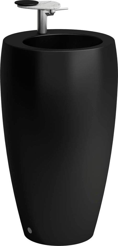 LAUFEN Alessi one Waschtisch mit integrieter Säule, ohne Hahnloch, ohne Überlauf, 530x530, H8119727161091