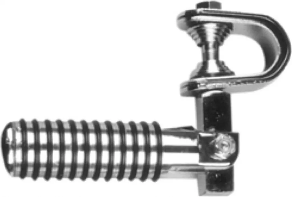 Set poggiapiedi poggiapiedi Vicma cromo spazzolato rotondo universale