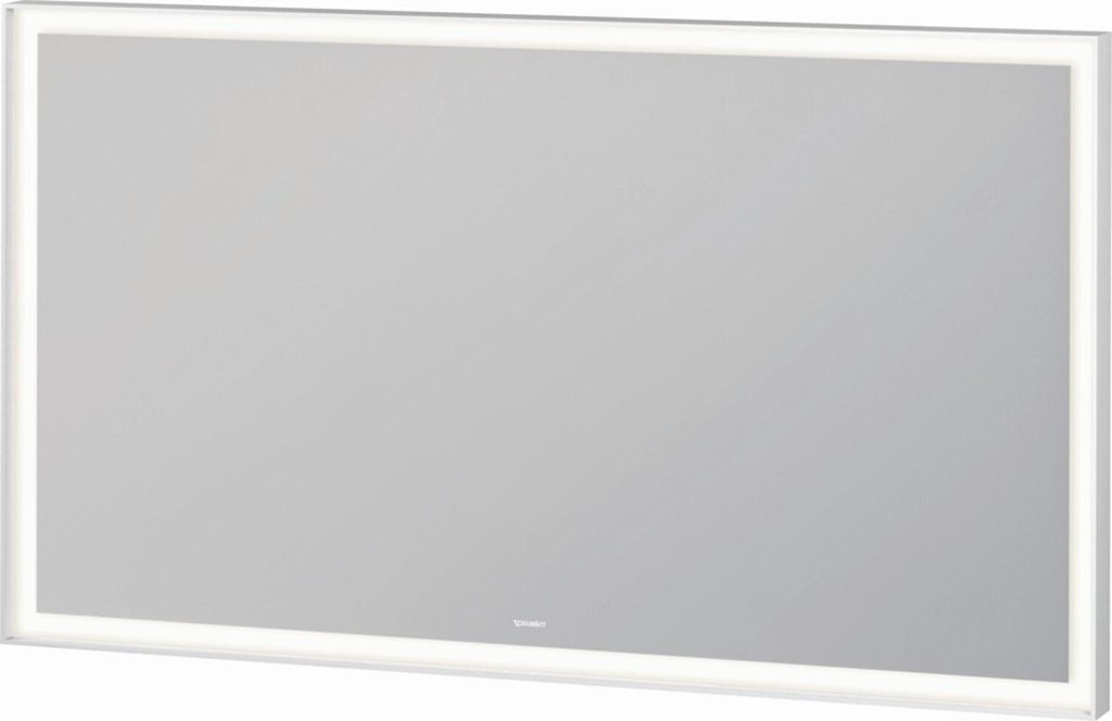 Duravit LED-Lichtspiegel Sensor weiß L-Cube 120x70x6cm, 32W, w m, Sen., Dimm., wandhängend