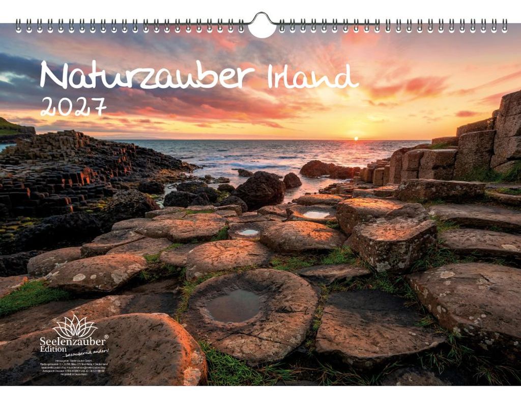 Naturzauber Irland DIN A3 Kalender für 2027 Natur Reise Land Urlaub - Seelenzauber