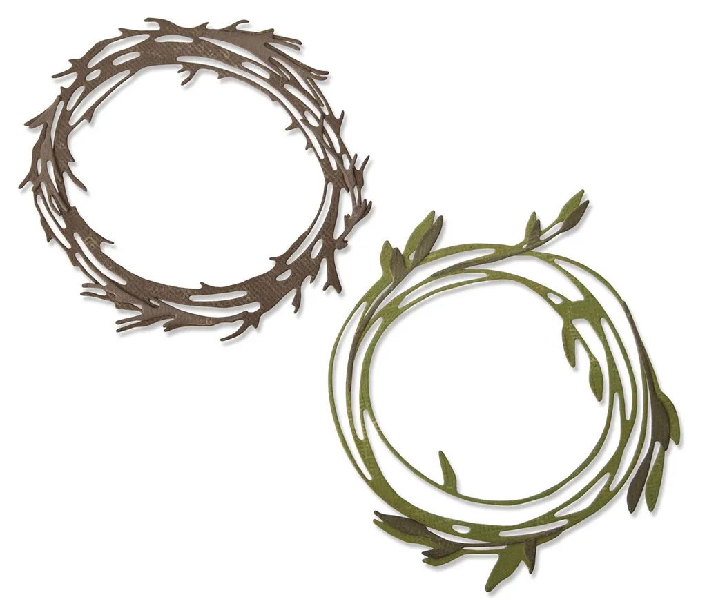 Réussissez vos découpes complexes avec le lot Thinlits Funky Wreaths 10pcs