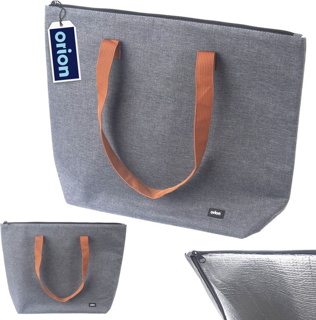 Orion Thermotasche Isoliertasche Kühltasche Thermoshopper grau TERMO 7 L