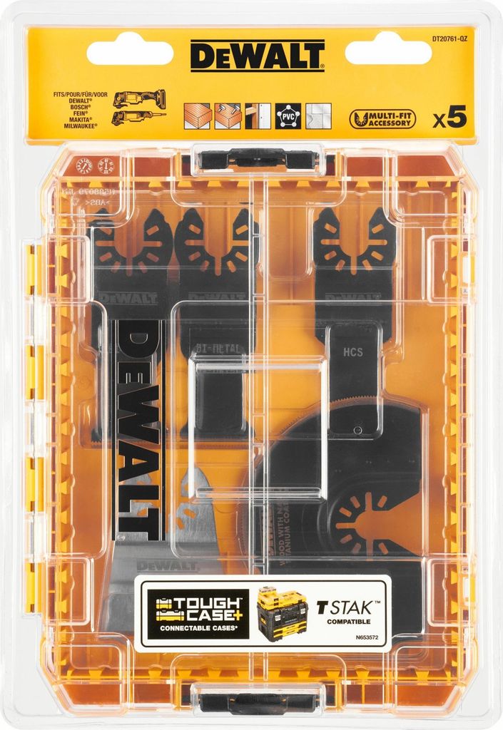 DeWALT DT20761-QZ, Ostrze piły, Drewno, 5 szt., Obudowa z Zdjęcie produktu 