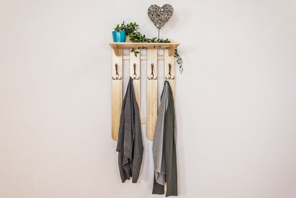 Garderobe Kiefer massiv