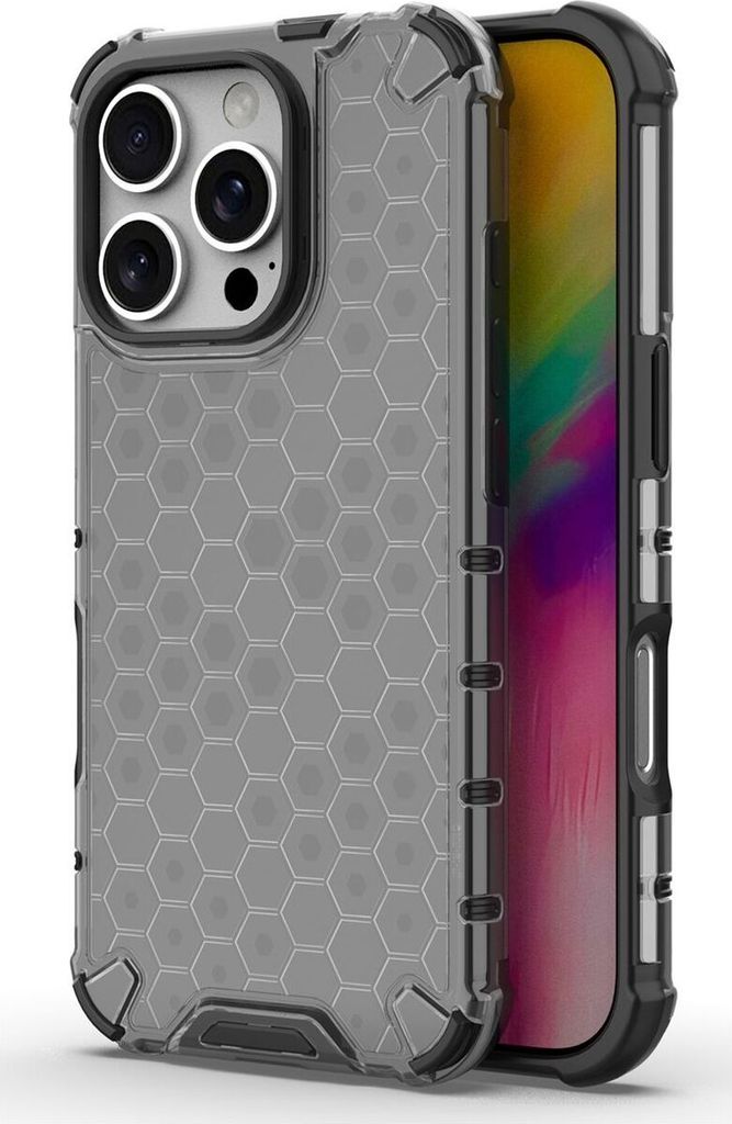 Mobigear Honeycomb iPhone 16 Pro Max Hülle Hardcase Produktbild 