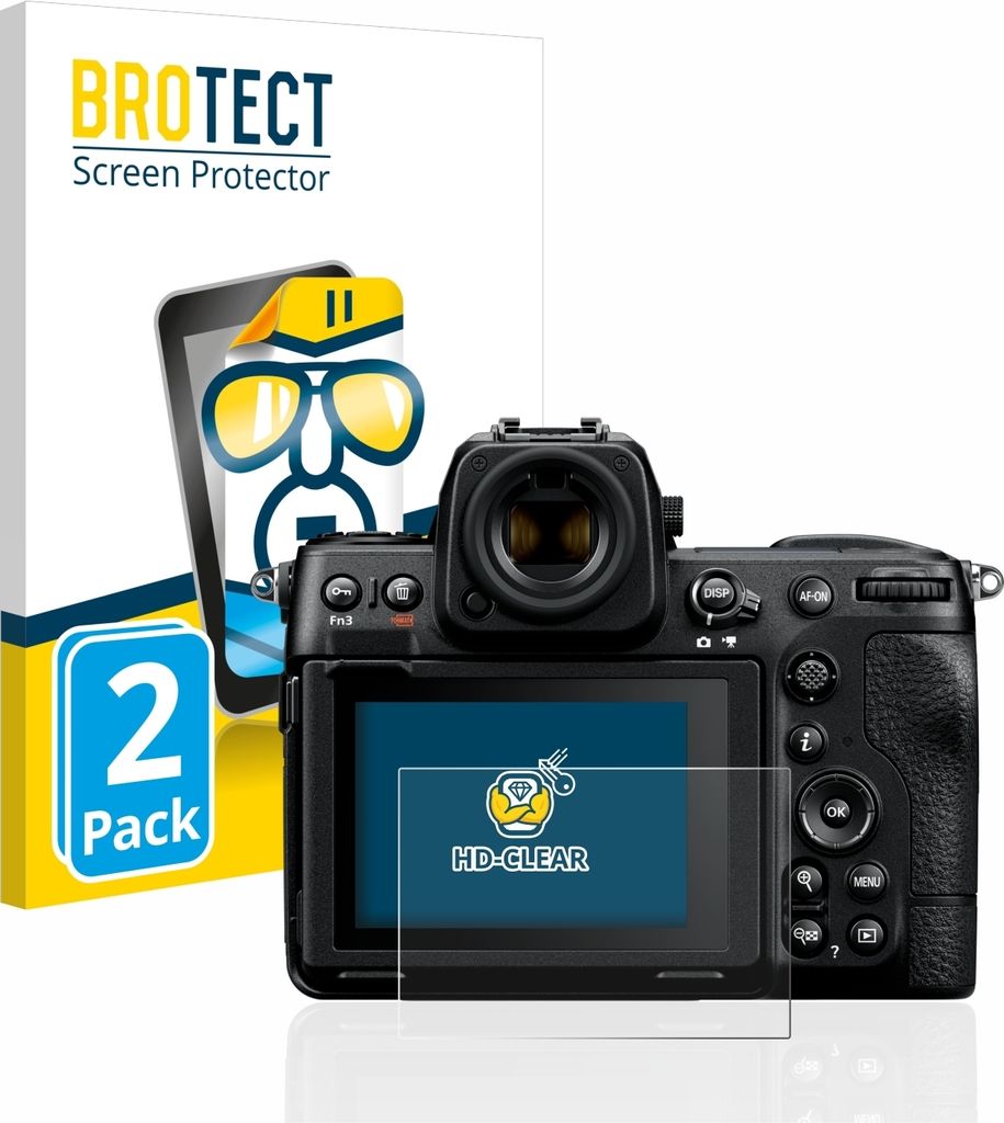 2x Für Nikon Z 8 Schutzfolie BROTECT Displayschutz Display Schutz Folie Klar Transparent