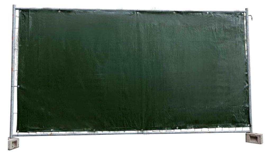 Bauzaunplane 150g/m² - grün