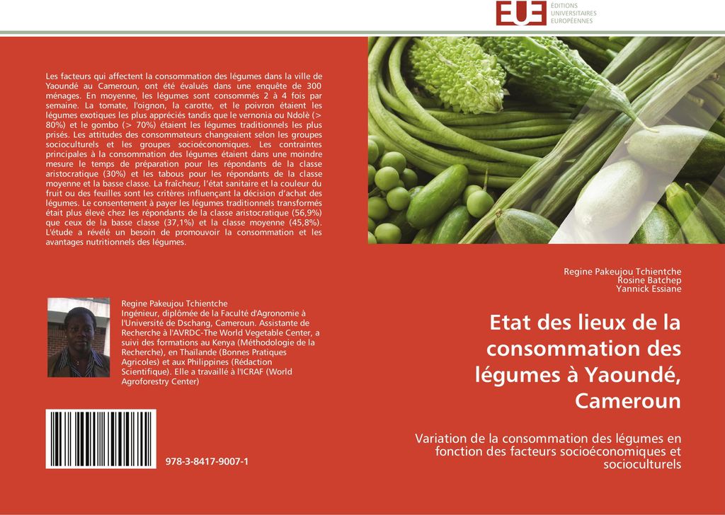 Etat des lieux de la consommation des légumes à Yaoundé, Cameroun