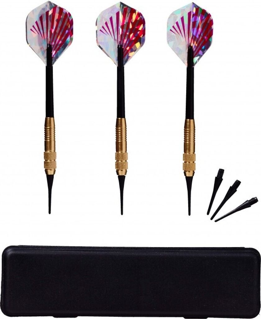 Best Sporting Safety Dartpfeile Knight, 3 Stück à 10, 12 oder 14 g, Messing-Hülse