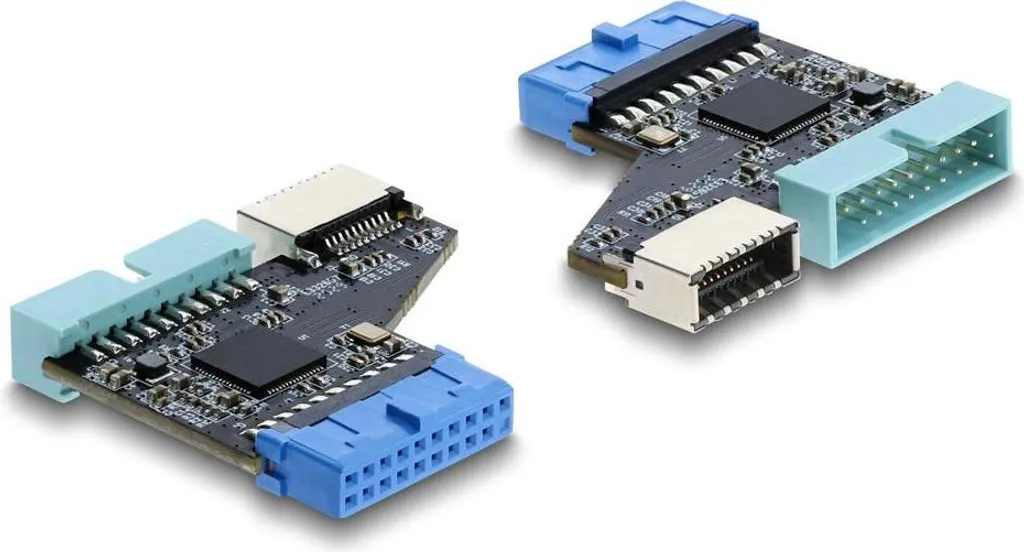 Hub USB 5Gbps Delock avec Connecteur Interne 20 Broches vers USB-A
