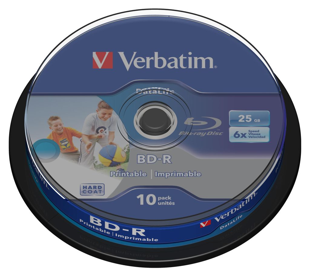 VERBATIM 43804 BD-R SL 25GB Rohling Produktbild 