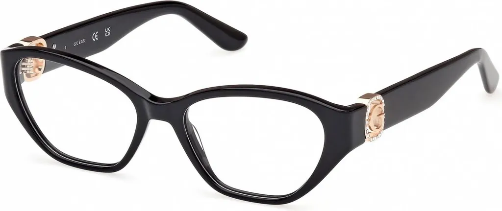 Monture de vue femme Guess GU50119 Noire - Lunettes élégantes 51mm