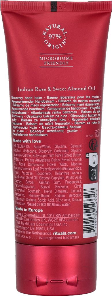 Rituals Ayurveda Recovery Hand Balm 70ml Produktbild 2