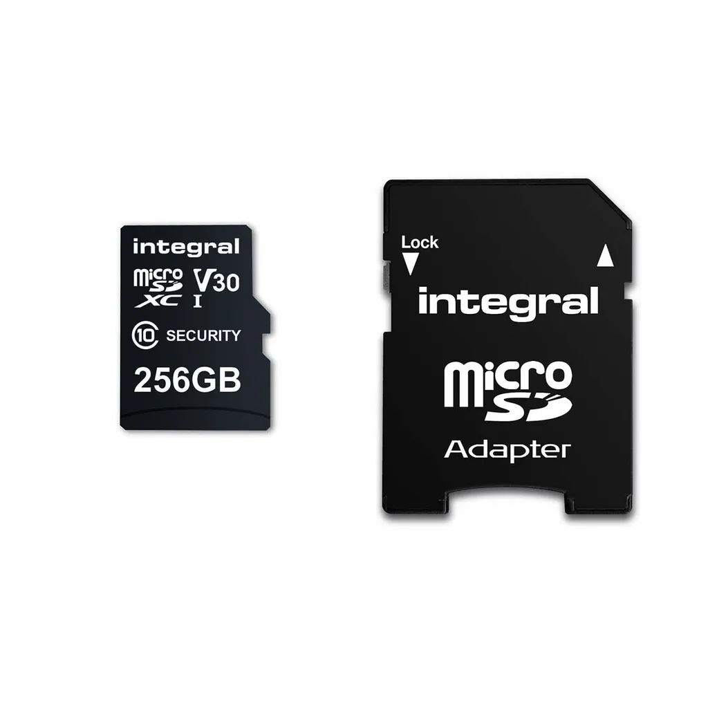 Carte microSD 256 Go Endurance pour enregistrement vidéo en continu