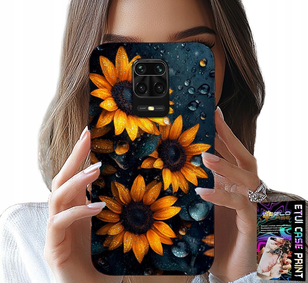 Hülle Für Xiaomi Note 9 Pro / 9S - Sonnenblumen, Sonnenblume, Blumenmuster