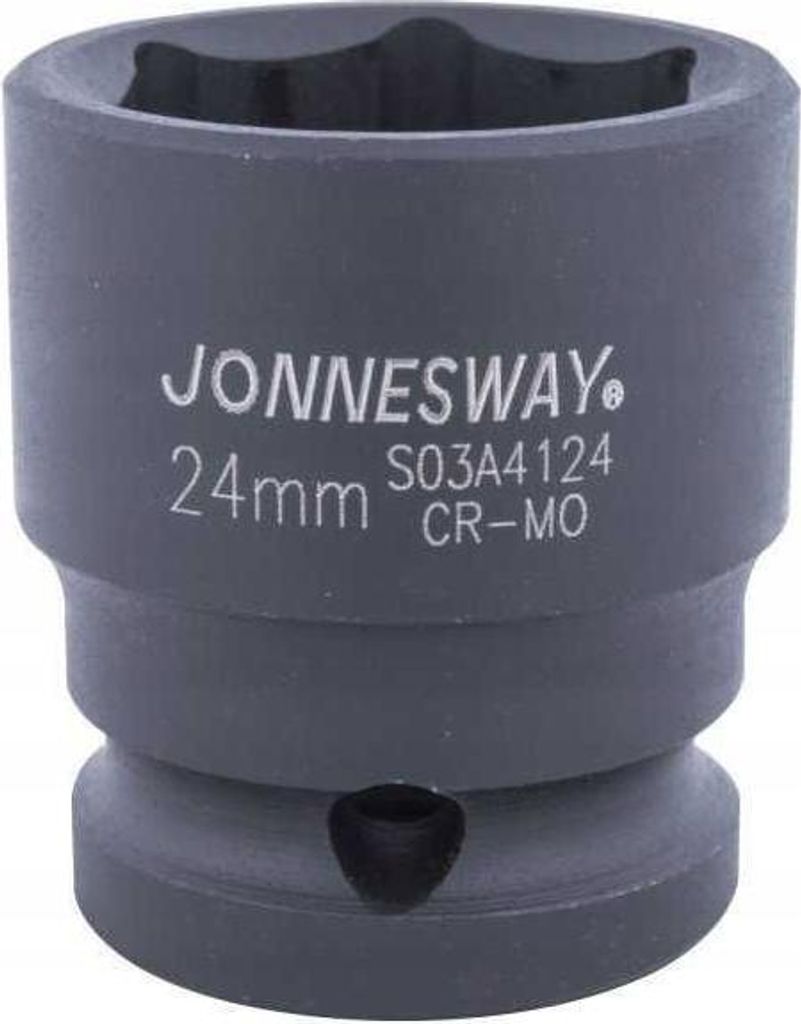 JONNESWAY 1/2" 6-Punkt-Schlagschrauber-Steckschlüssel 24 mm CR-MO