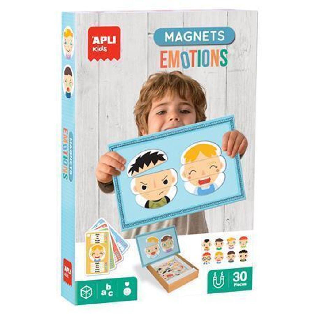 Magnetspiel "Emotionen", 30 Teile, APLI Kids 20368