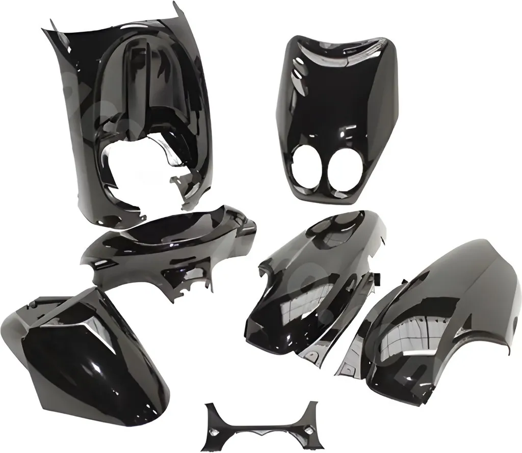 Réparer des Carénages Cassés : Kit 7 Pièces TNT Noir pour Scooter Nitro
