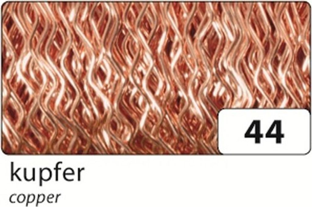folia 79744 Bouillondraht, 0,3mm x 60m, kupfer (1 Stück)