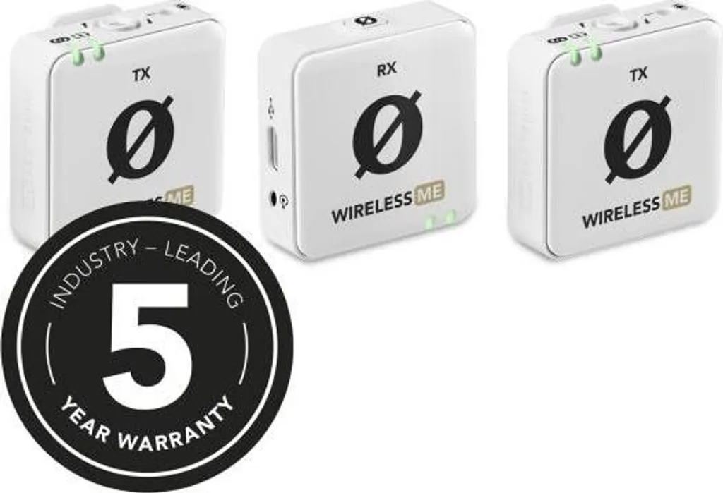 Microphone sans fil Rode Wireless ME Dual Blanc pour Vidéastes Pro - 3