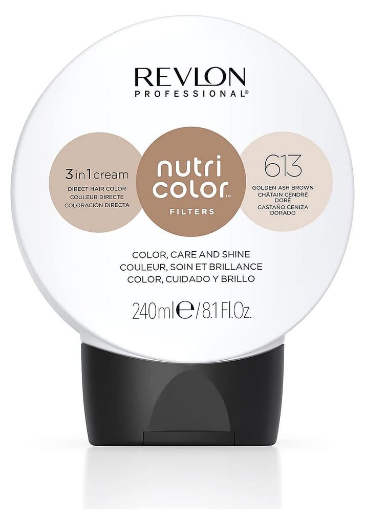 Revlon Nutri Color Filters 613 Dunkelblond Asch Gold 240ml Produktbild 