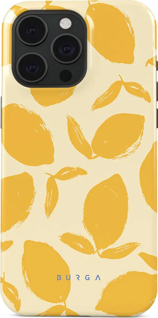 Custodia Burga Tough Lemon Tart iPhone 15 Pro | Cover Rigida Antiurto