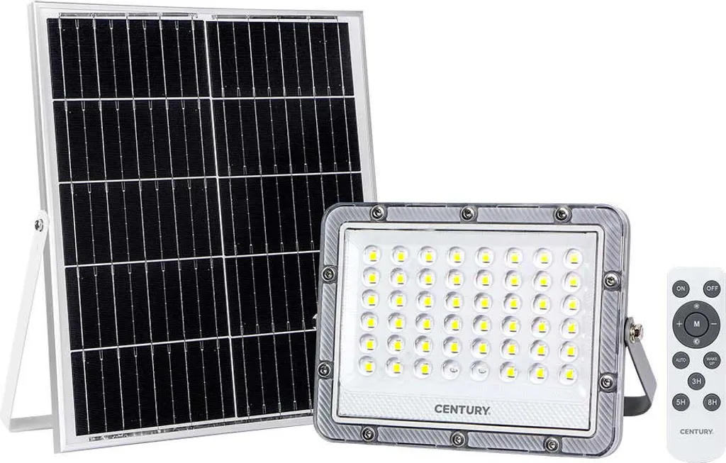 Projecteur Solaire LED 400lm Sirio Solare : Éclairez sans aucun Câblage