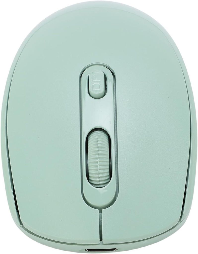 Kabellose Maus, wiederaufladbare kabellose 2.4G Bluetooth Lightweight Gaming Maus mit leisem ergonomischem Design und 3 einstellbaren DPI, für Laptop