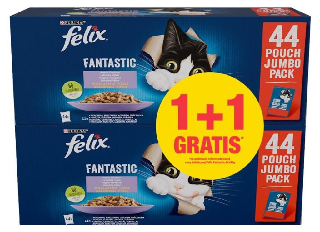 Felix Fantastic Mokra Karma Dla Kota Wybór Smaków W Zdjęcie produktu 