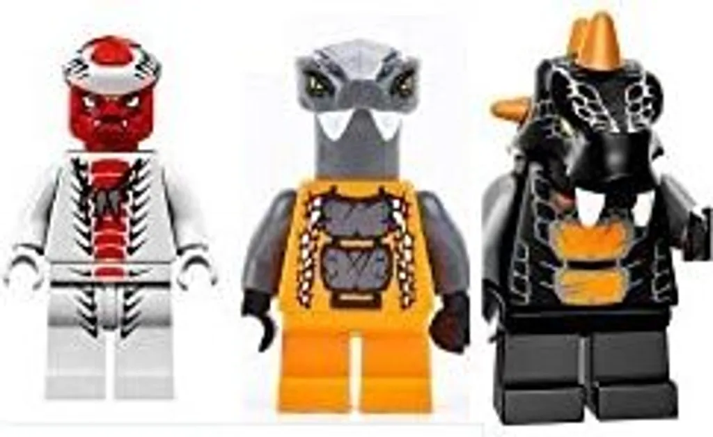 Set LEGO Ninjago Snappa Bytar et Chokun pour Combats de Spinjitzu