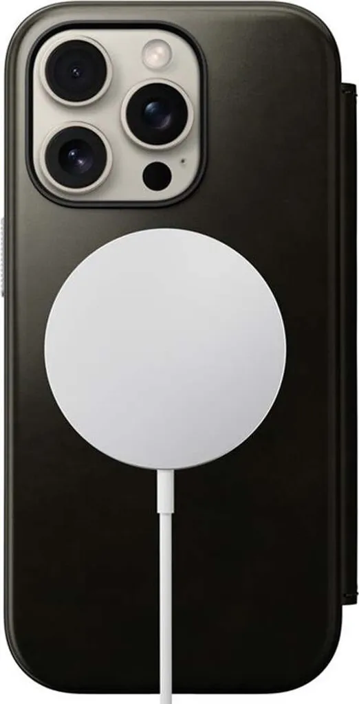 Finis les Écrans Rayés : Nomad Leather Folio Cuir pour iPhone 16 Pro