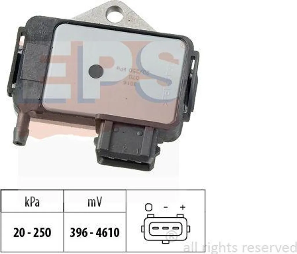 Capteur Pression d'Air EPS 1 993 016 - OE 19203L pour XM et Accord