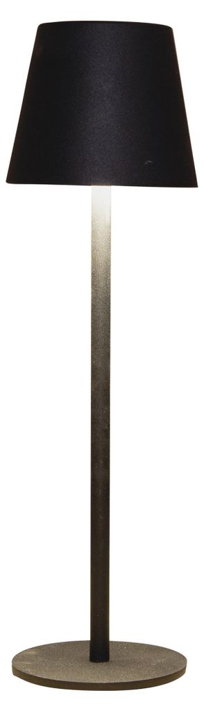 LED Tafellamp metaal mat zwart 9x27,5cm Produktbild 