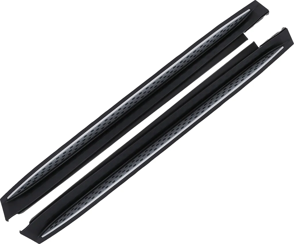 Marchepieds Mercedes ML W164 2005-2011 Antidérapants en Aluminium Brossé