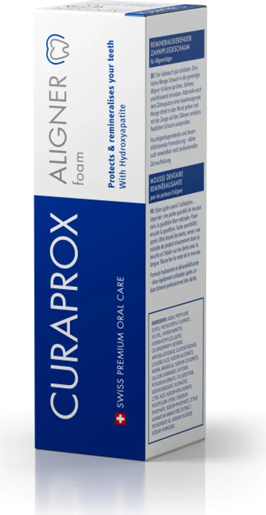 Curaprox Aligner Foam: Scienza della Rimineralizzazione Dentale
