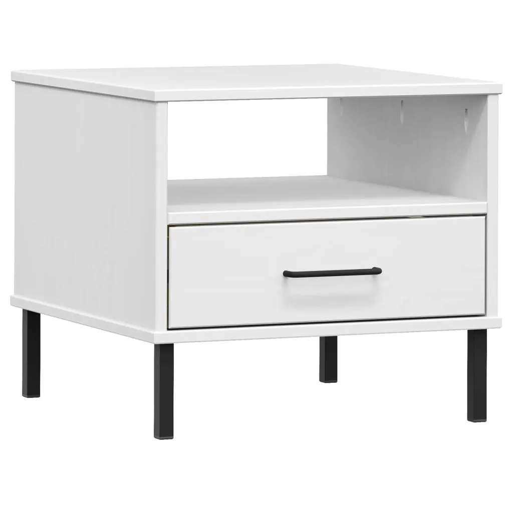 Comodino in Legno Massello Pino OSLO SYFAX™ - Un Classico Rigenerato